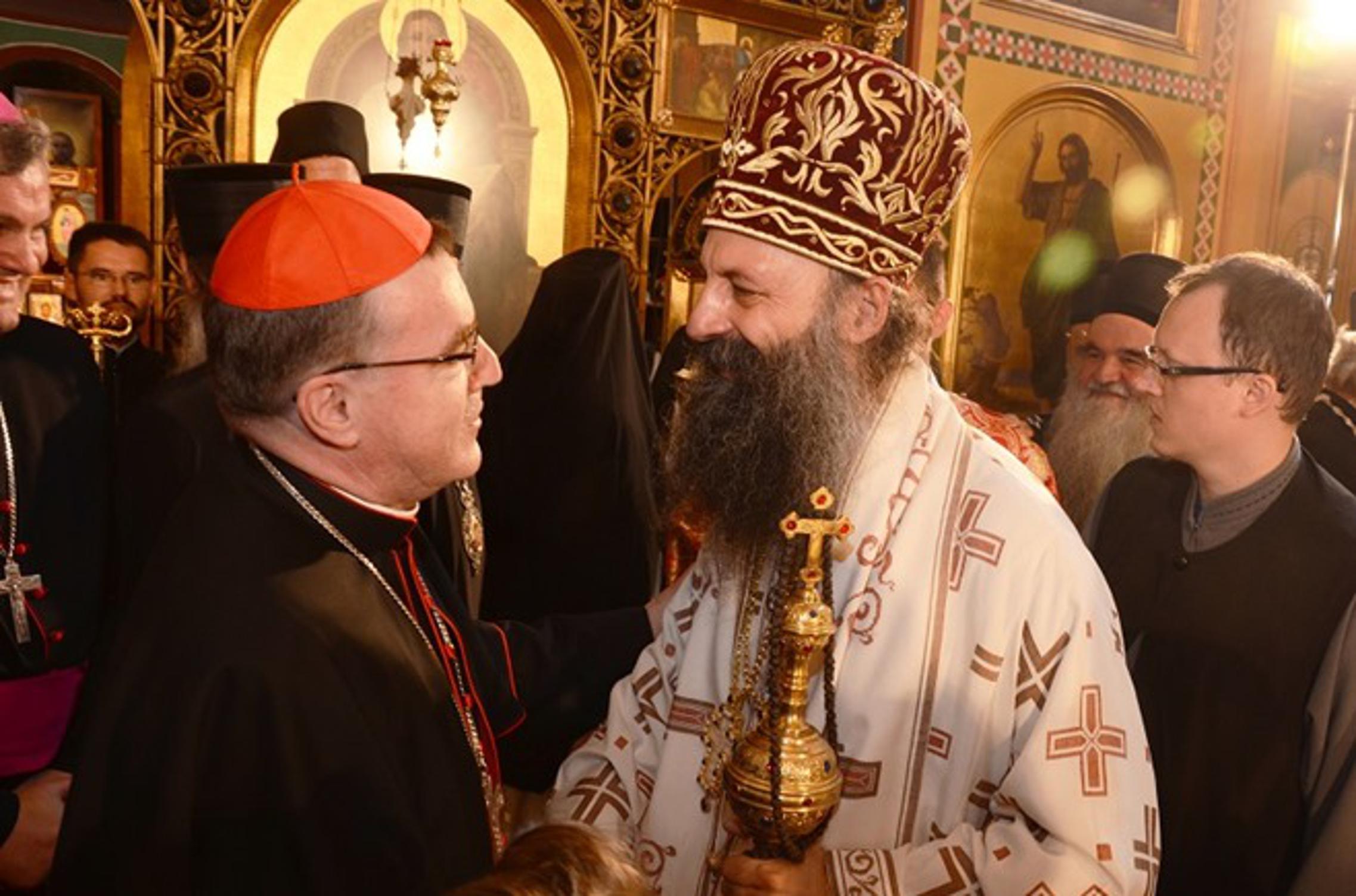 Prošlogodišnji susret kardinala Bozanića i mitropolita Porfirija