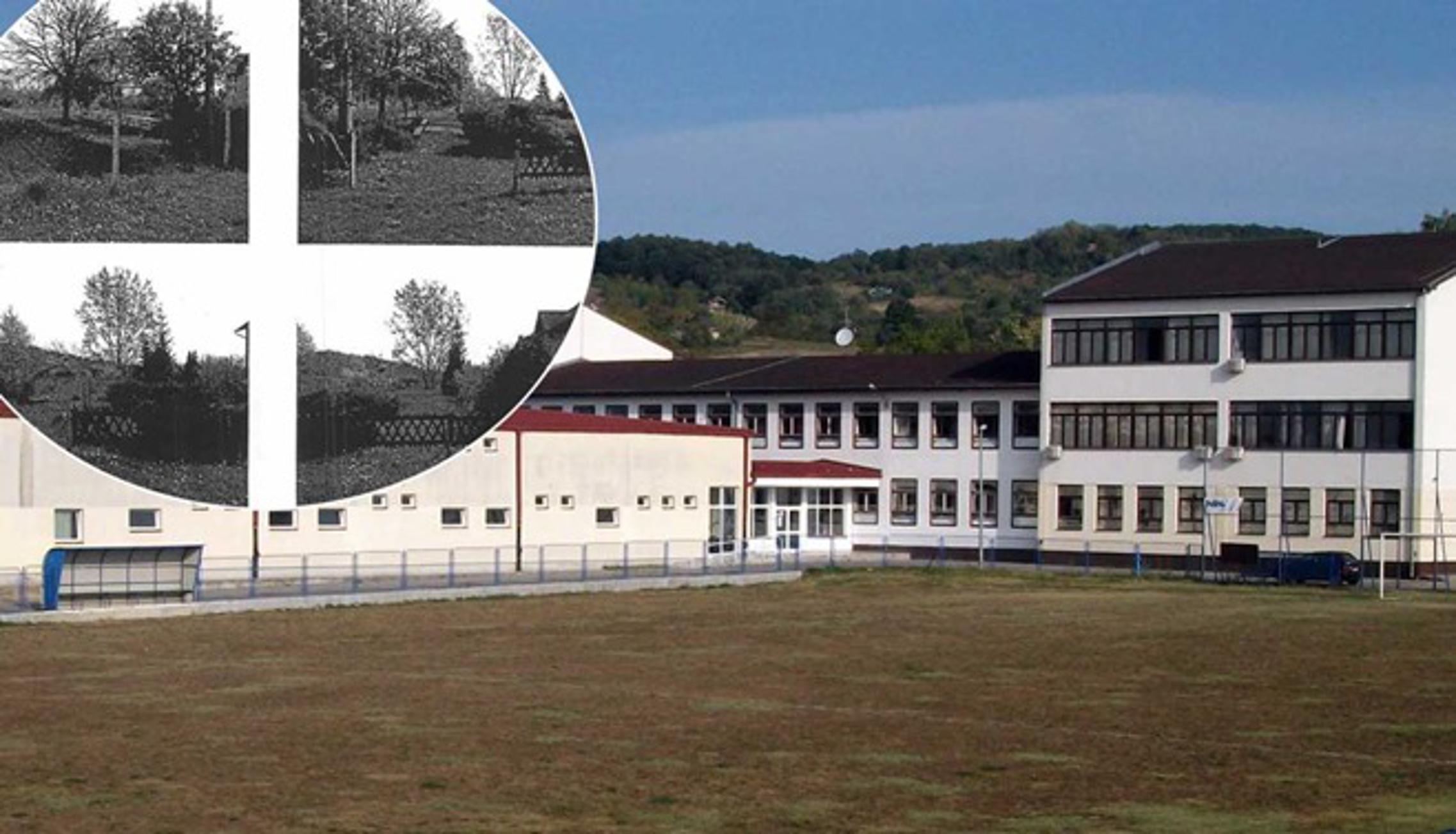 Zgrada škole u Sibinju, zemljište za darovanje u krugu