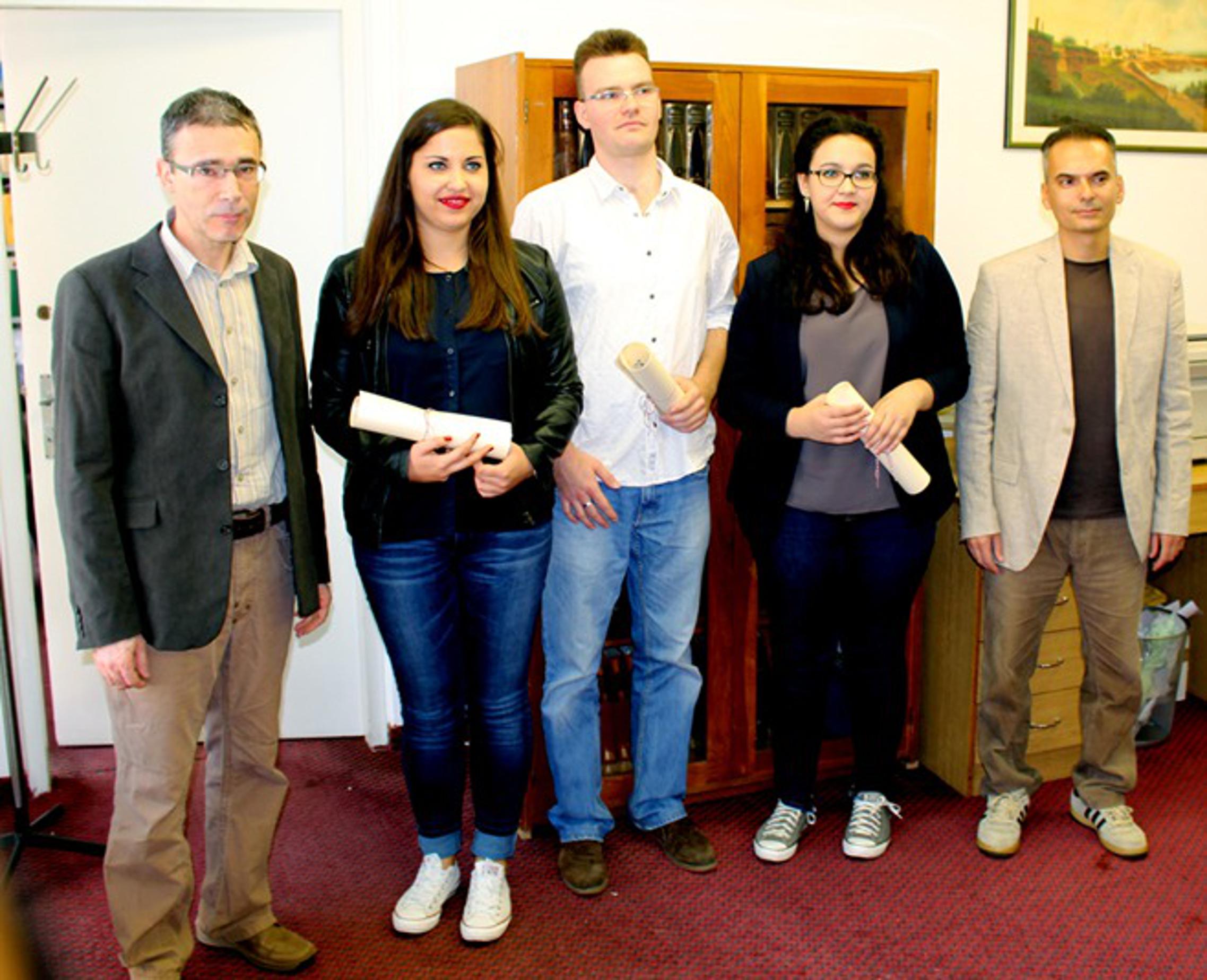 dr. Stanko Andrić, Nikolina Vuković, Luka Jakopčić, Marija Rotim i dr. Dinko Župan