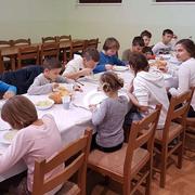 Obrok istarskih mališana u Slavoniji