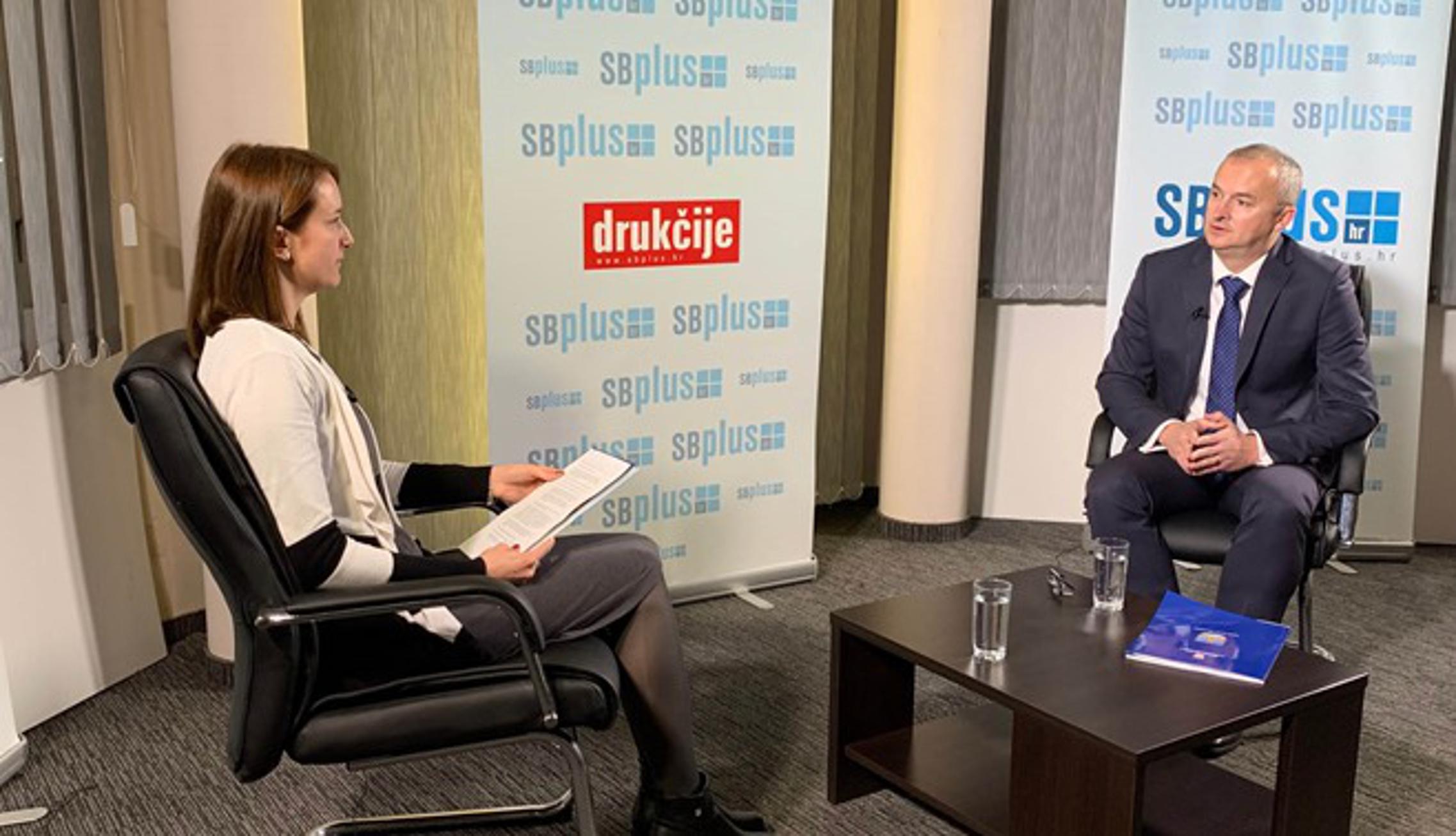 Razgovor s gradonačelnikom Vinkom Grgićem u studiju portala SBplus