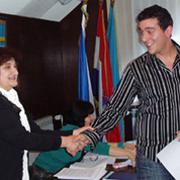Ljepša Rakas-Vujčić, zamjenica novogradiškog gradonačelnika čestitala je stipendistima