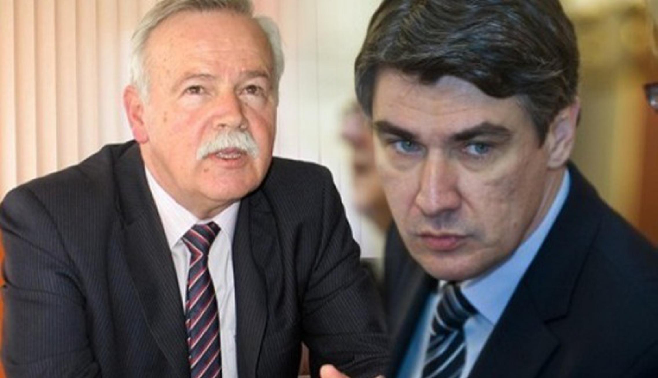 Novogradiški gradonačelnik, Josip Vuković (SDP) i predsjednik SDP-a Hrvatske, Zoran Milanović