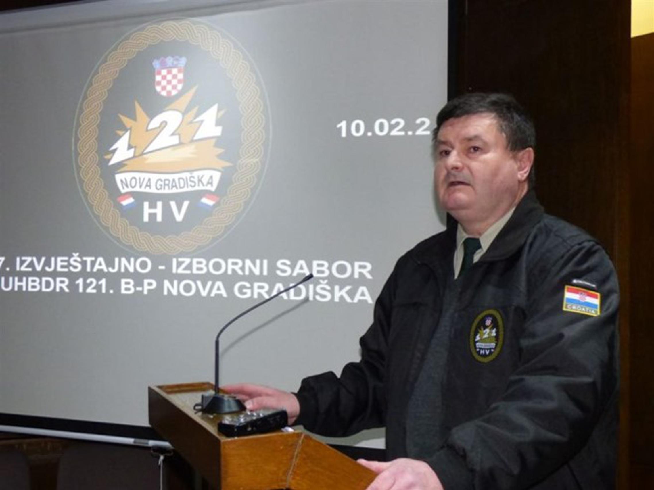 S izvještajno izbornog sabora Udruge hrvatskih branitelja Domovinskog rata 121. brigade-pukovnije NG