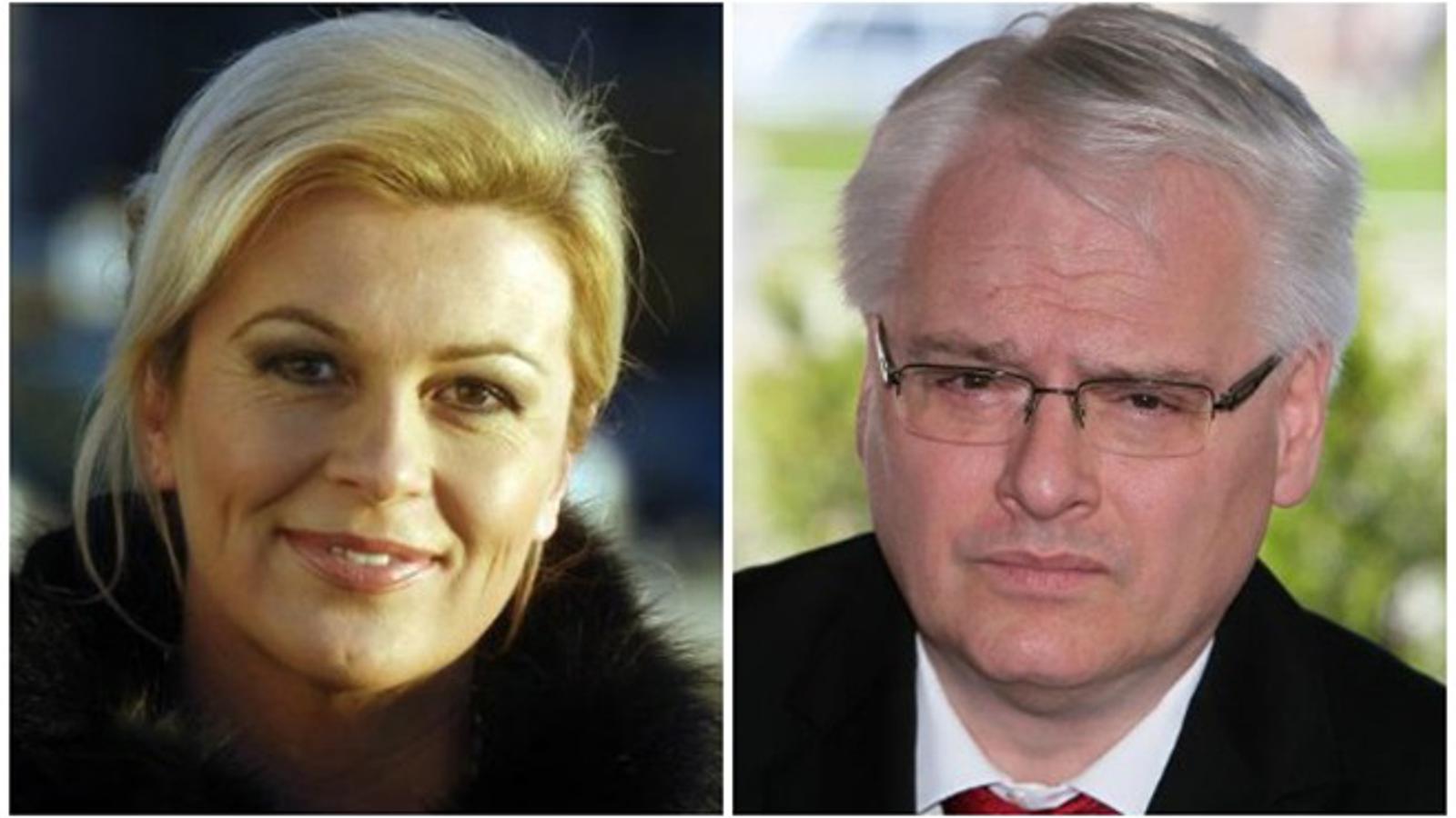 Kolinda Grabar Kitarović i Ivo Josipović