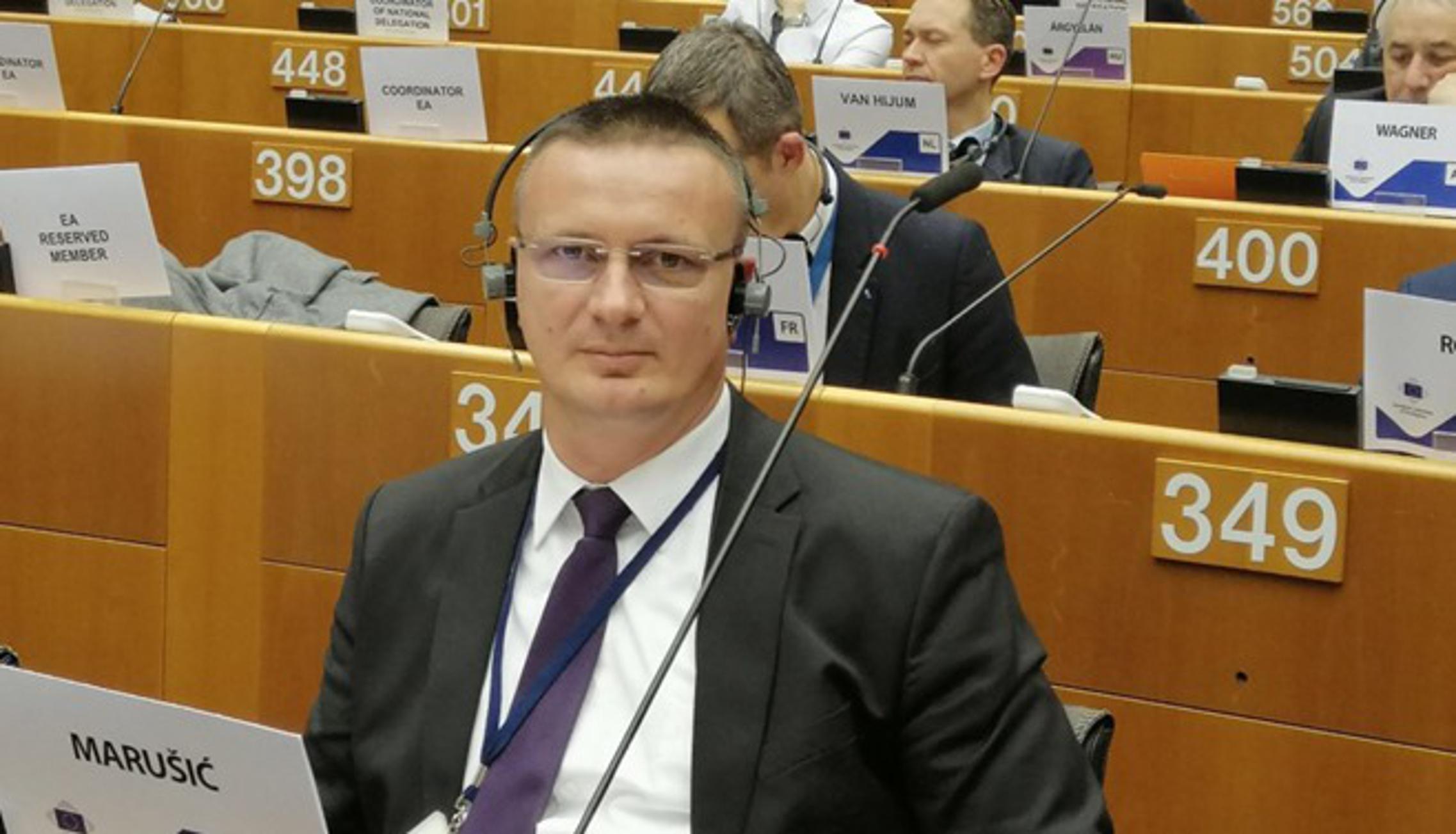 Danijel Marušić u Bruxellesu