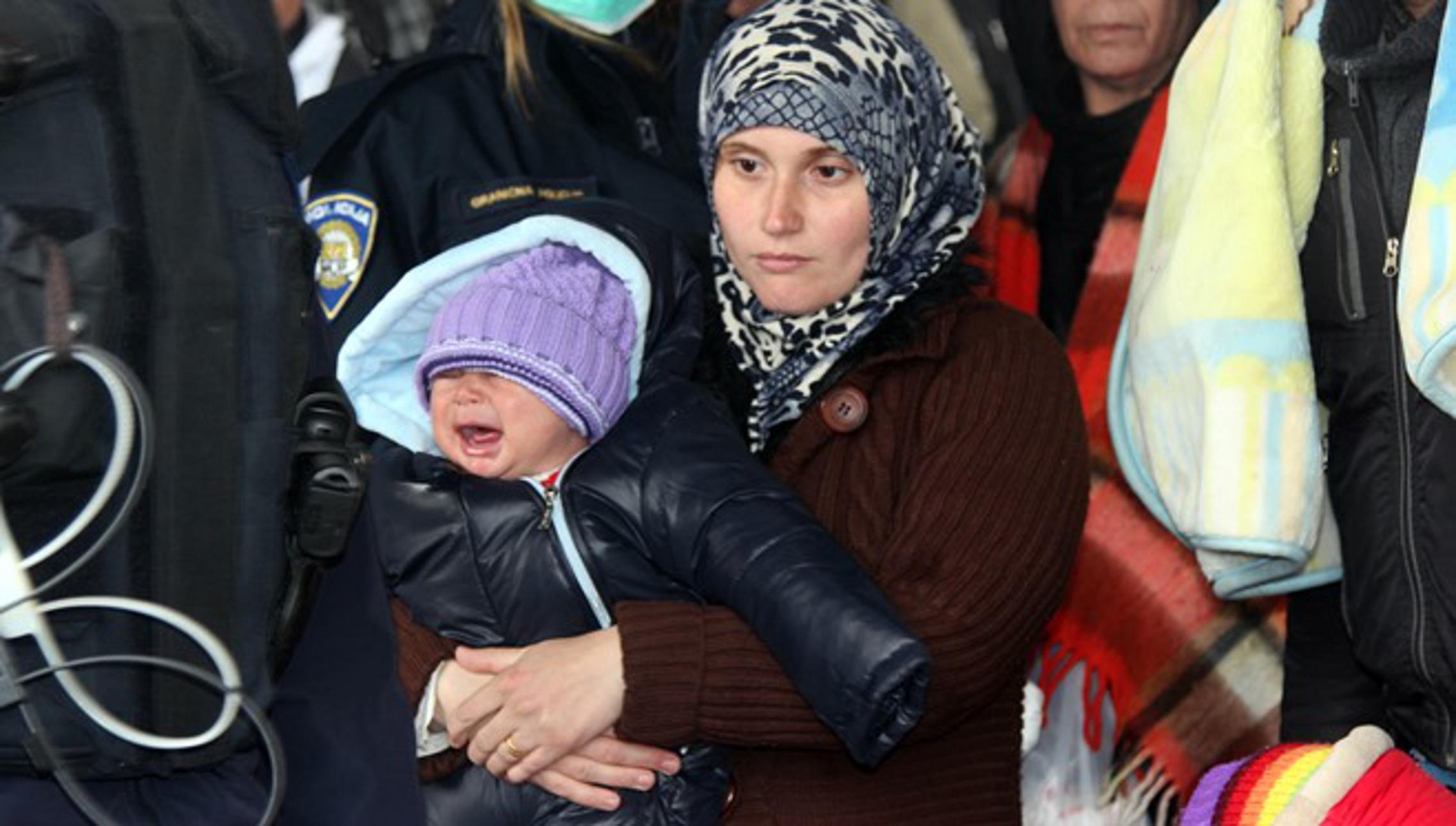 Prve izbjeglice iz Sirije u Brod su stigle 3.11.2015.