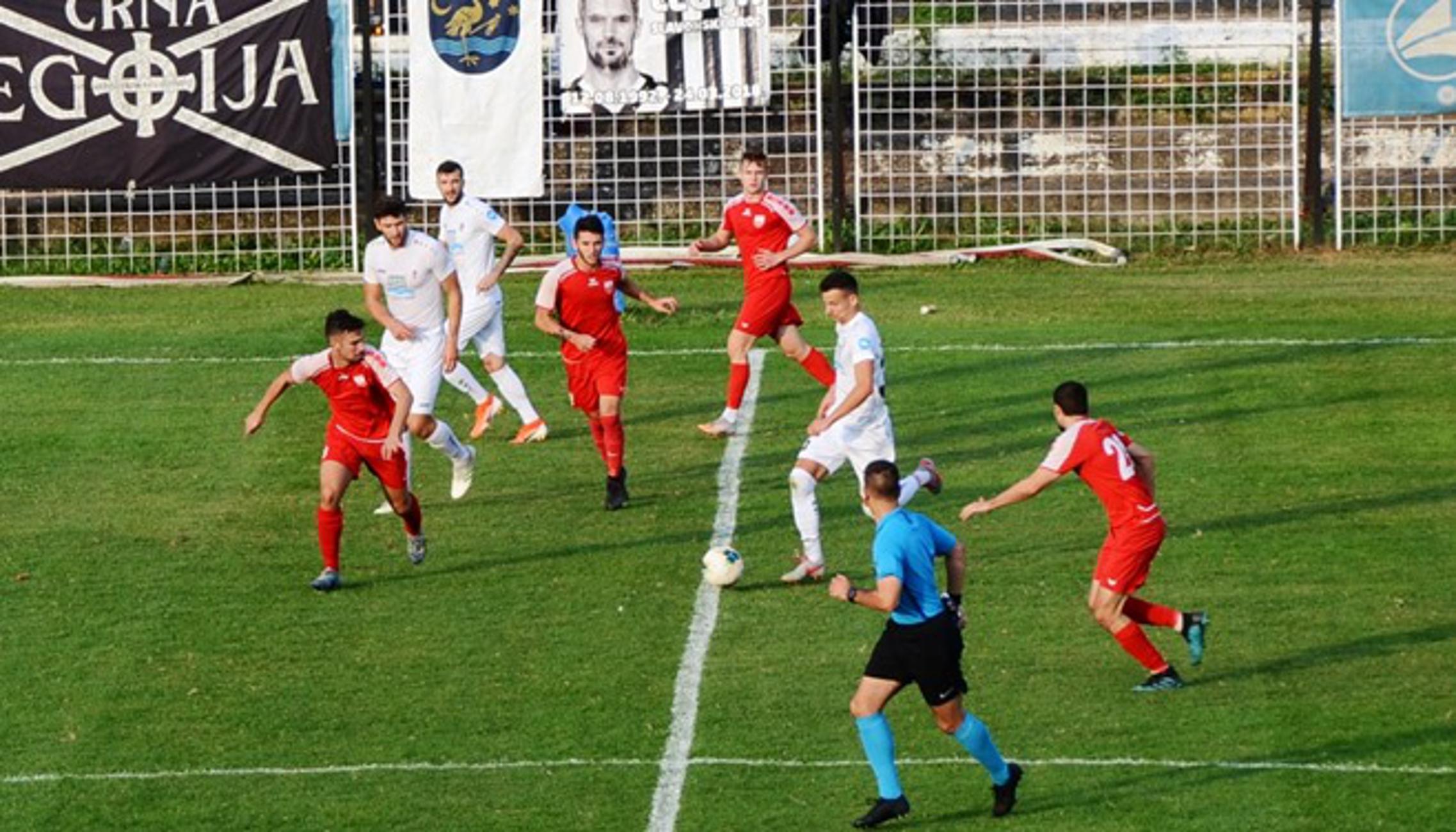 Detalj iz utakmice Marsonia-Belišće (4:2), odigrane uz Savu 19.rujna.
