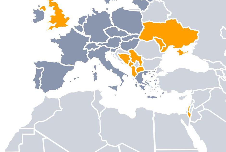  | Author: ETIAS.com, Karta zemalja iz kojih je potreban ETIAS