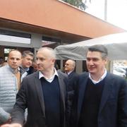Zoran Milanović na proslavi izbornog uspjeha novogradiškog SDP-a